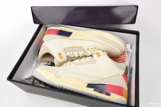 Rep TBK J Air Jordan 3 x Medellin FN0344-901 Sunset Balvin 0804